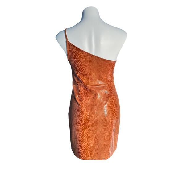 Urban Outfitters burnt orange snake print dress Medium - Picture 2 of 9